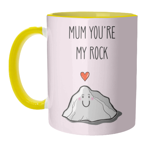 Mum You're My Rock - unique mug by Adam Regester