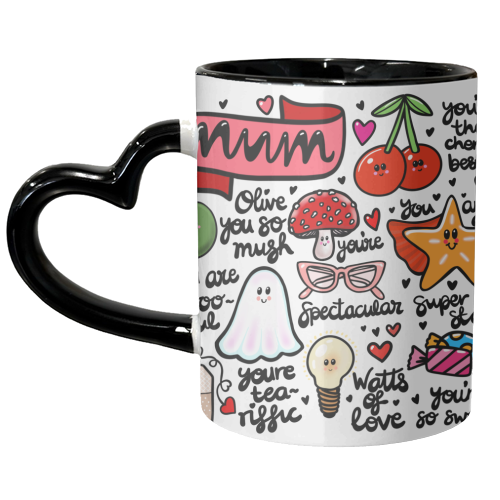 Mum you're the best - unique mug by PixieDrew