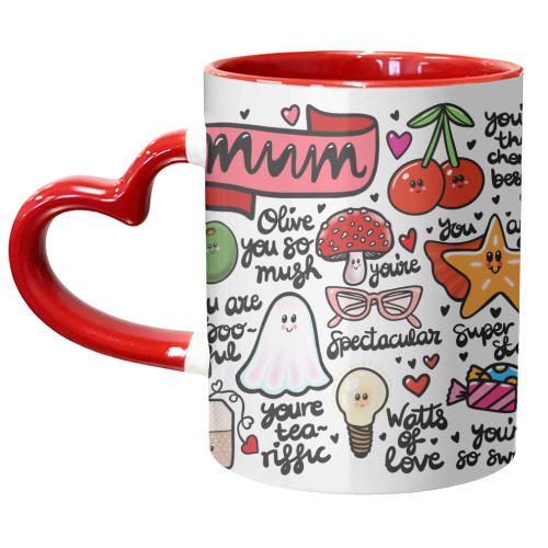 Mum you're the best - unique mug by PixieDrew