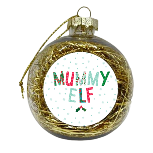 Mummy Elf - xmas bauble by The Boy and the Bear