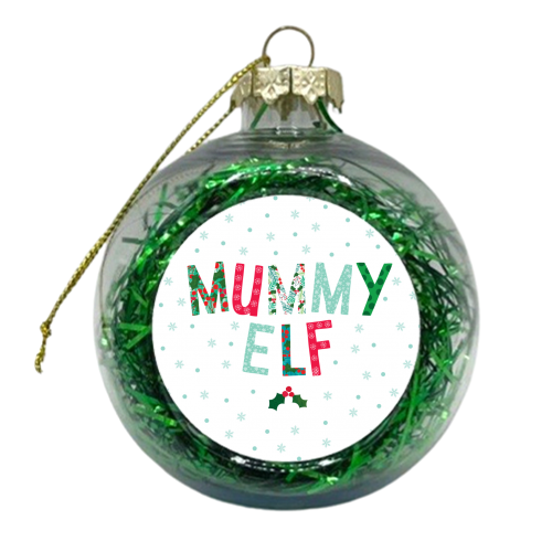 Mummy Elf - xmas bauble by The Boy and the Bear