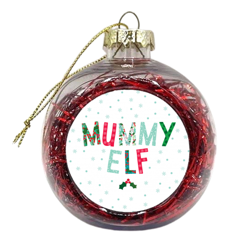 Mummy Elf - xmas bauble by The Boy and the Bear