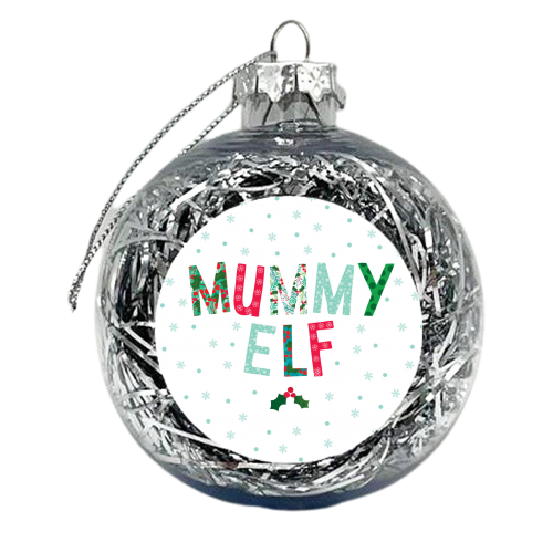 Mummy Elf - xmas bauble by The Boy and the Bear
