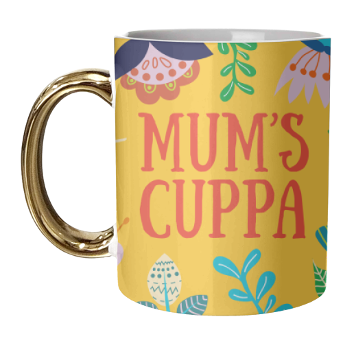 Mum's Cuppa Mother's Day Mug - unique mug by AbiGoLucky