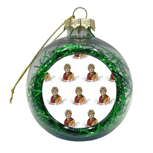 Murder, she wrote  - xmas bauble by Thom Kofoed