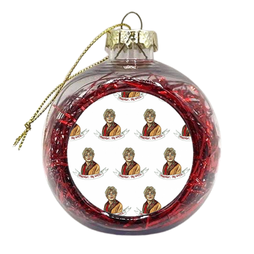 Murder, she wrote  - xmas bauble by Thom Kofoed