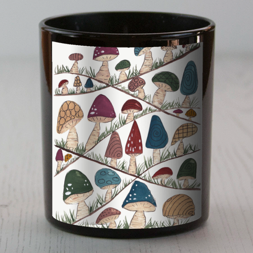 Mushroom Hills - scented candle by Linbylane
