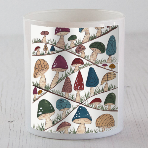Mushroom Hills - scented candle by Linbylane