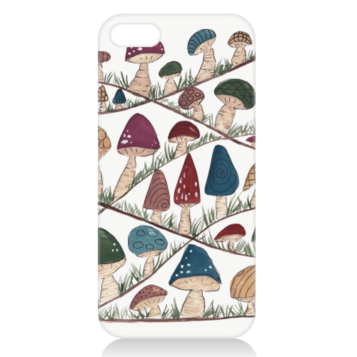 Mushroom Hills - unique phone case by Linbylane