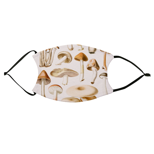 Mushrooms Collection - face cover mask by Gal Design