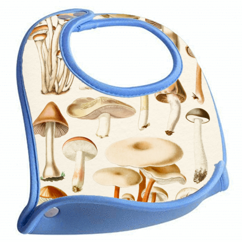 Mushrooms Collection - feeding bib by Gal Design