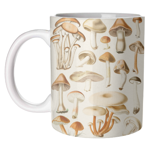 Mushrooms Collection - unique mug by Gal Design