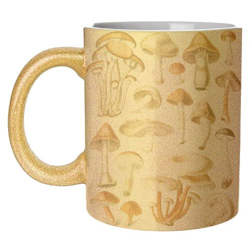 Mushrooms Collection - unique mug by Gal Design