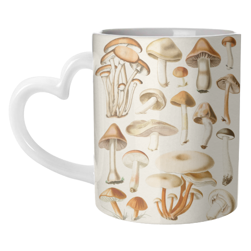 Mushrooms Collection - unique mug by Gal Design