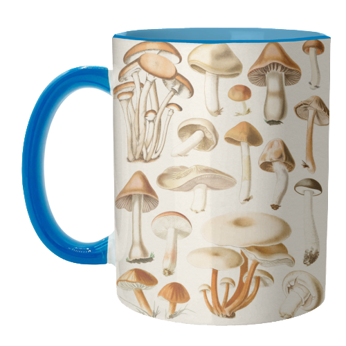 Mushrooms Collection - unique mug by Gal Design