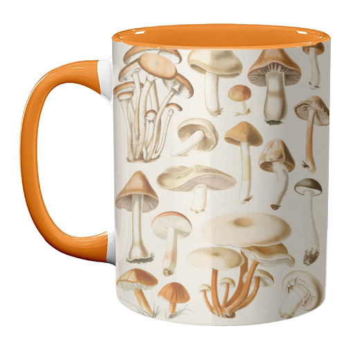 Mushrooms Collection - unique mug by Gal Design