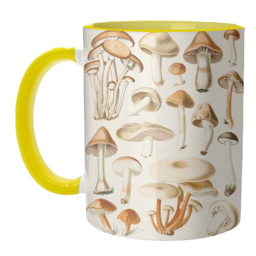 Mushrooms Collection - unique mug by Gal Design