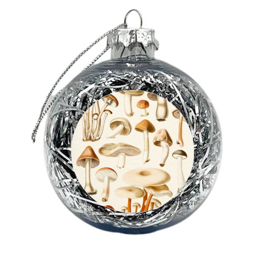 Mushrooms Collection - xmas bauble by Gal Design