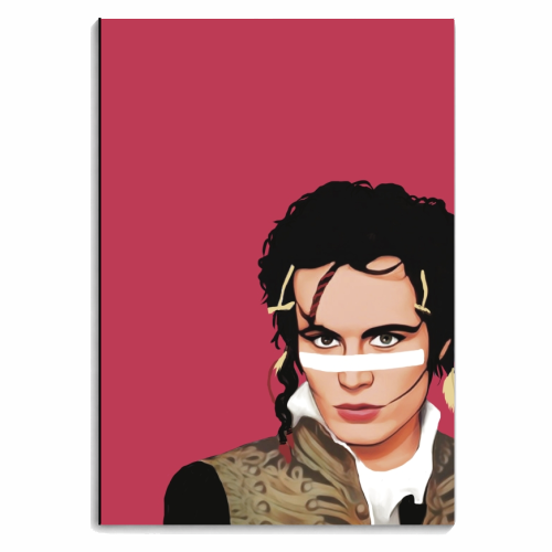 Music Icons: Adam Ant - personalised A4, A5, A6 notebook by Giddy Kipper