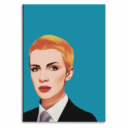 Music Icons: Annie Lennox - personalised A4, A5, A6 notebook by Giddy Kipper