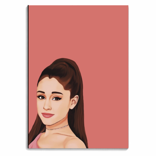 Music Icons: Ariana Grande - personalised A4, A5, A6 notebook by Giddy Kipper
