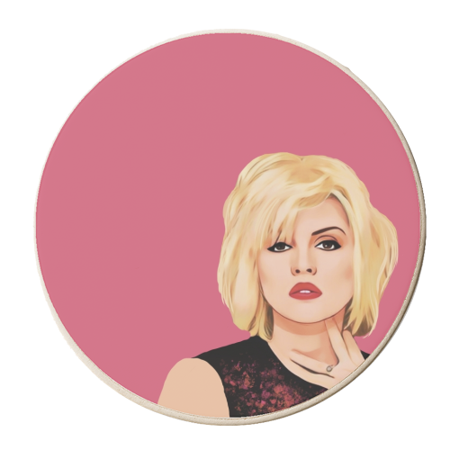 Music Icons: Debbie Harry - personalised beer coaster by Giddy Kipper
