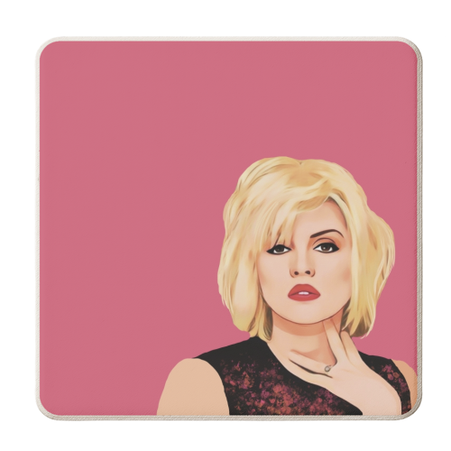 Music Icons: Debbie Harry - personalised beer coaster by Giddy Kipper