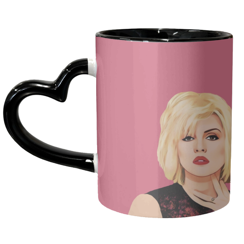 Music Icons: Debbie Harry - unique mug by Giddy Kipper