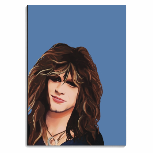 Music Icons: Jon Bon Jovi - personalised A4, A5, A6 notebook by Giddy Kipper