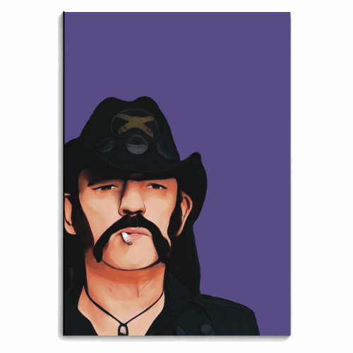 Music Icons: Lemmy - personalised A4, A5, A6 notebook by Giddy Kipper