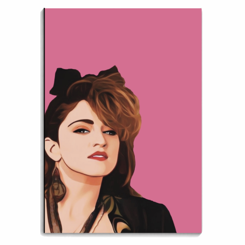 Music Icons : Queen of Pop - personalised A4, A5, A6 notebook by Giddy Kipper