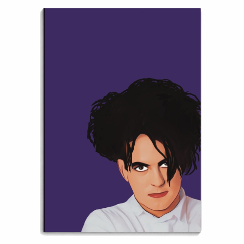 Music Icons: Robert Smith - personalised A4, A5, A6 notebook by Giddy Kipper