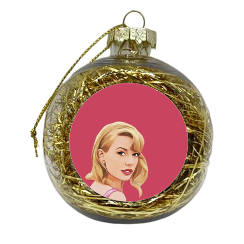 Music Icons : Taylor - xmas bauble by Giddy Kipper