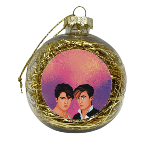 Music icons : wham - xmas bauble by Giddy Kipper