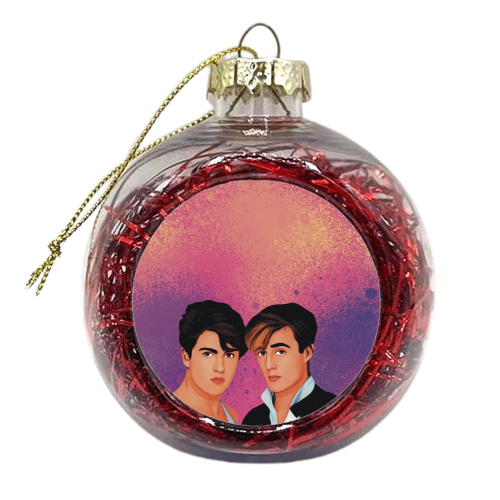 Music icons : wham - xmas bauble by Giddy Kipper