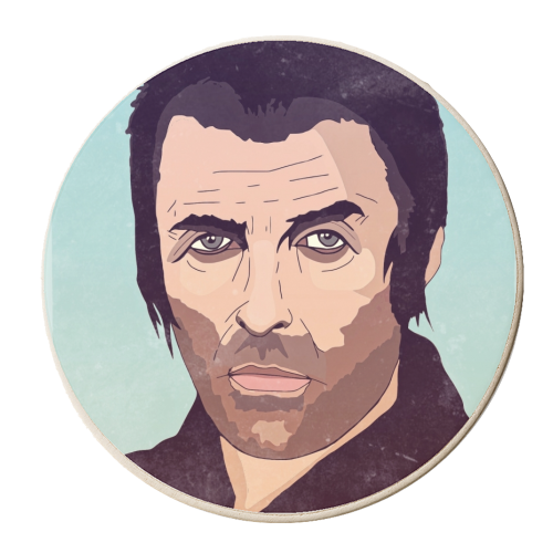 Music stars - Liam - personalised beer coaster by Danny Welch