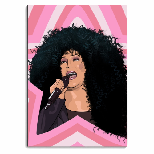 Musical stars Cher - personalised A4, A5, A6 notebook by The Girl Next Draw