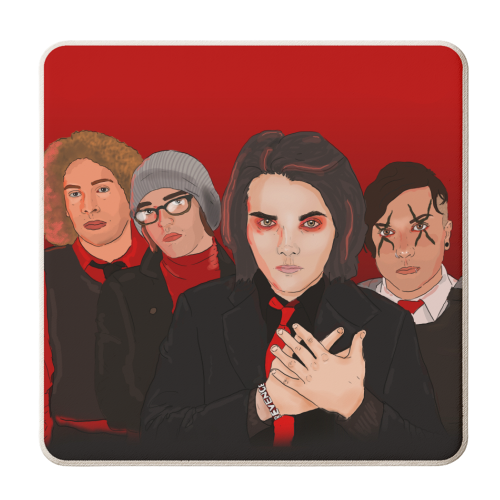 My Chemical Romance - personalised beer coaster by The Queer Store