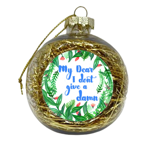 My Dear - xmas bauble by ForgetMeNot