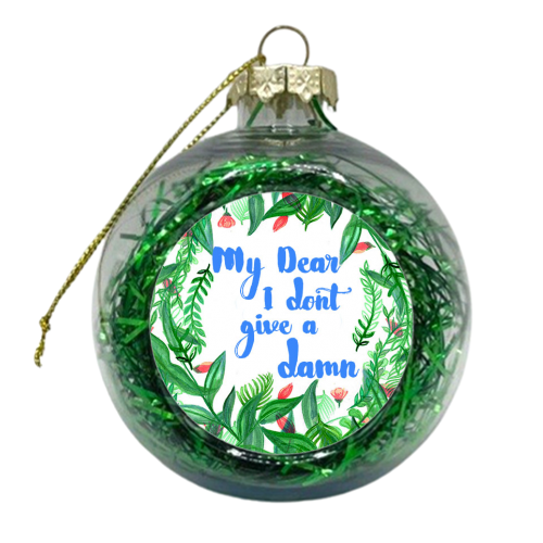 My Dear - xmas bauble by ForgetMeNot