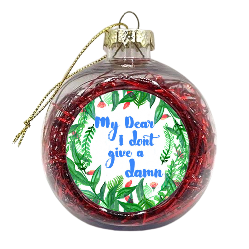 My Dear - xmas bauble by ForgetMeNot