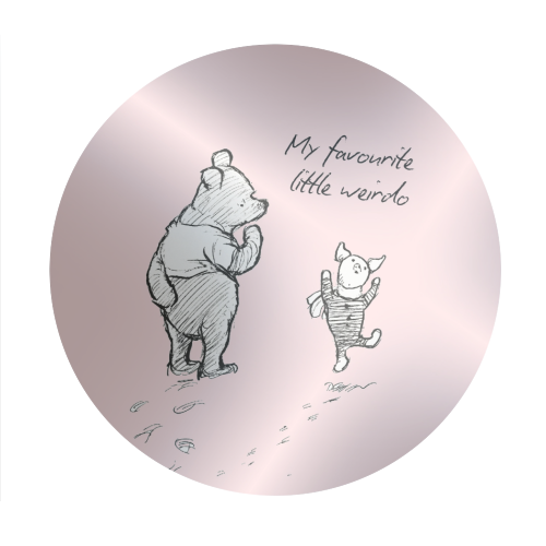 My Favourite Little Weirdo - Circle Sticker by Ms Doodle