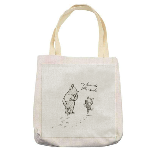 My Favourite Little Weirdo - printed canvas tote bag by Ms Doodle