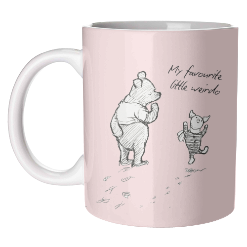 My Favourite Little Weirdo - unique mug by Ms Doodle