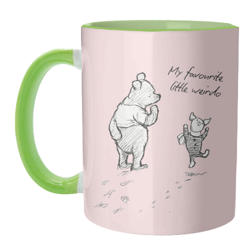 My Favourite Little Weirdo - unique mug by Ms Doodle