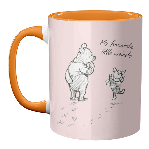 My Favourite Little Weirdo - unique mug by Ms Doodle