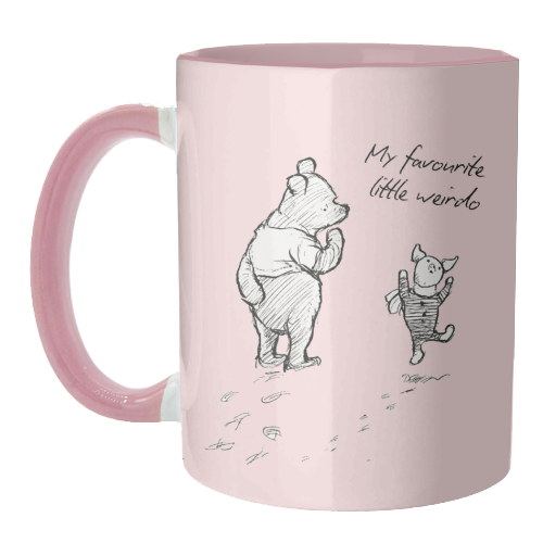 My Favourite Little Weirdo - unique mug by Ms Doodle