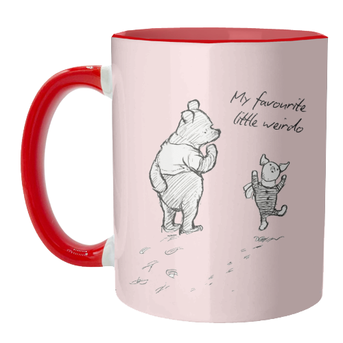 My Favourite Little Weirdo - unique mug by Ms Doodle