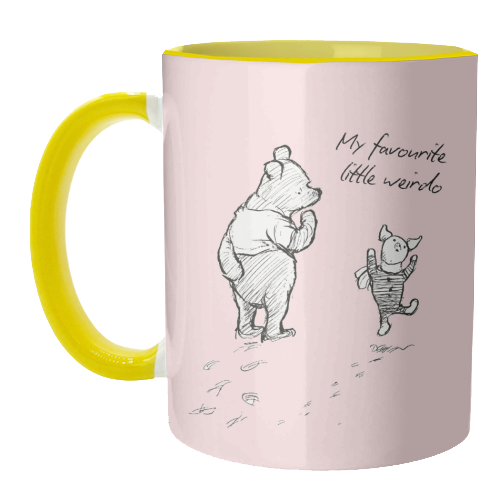 My Favourite Little Weirdo - unique mug by Ms Doodle