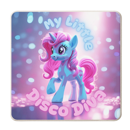My Little Disco Diva - personalised beer coaster by Lilly Rose